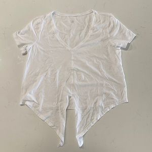 Lululemon front tie, cotton, t-shirt
